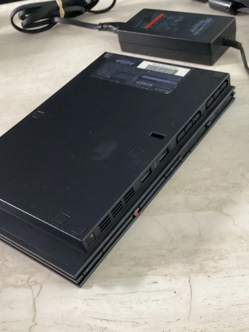 Sony PlayStation 2 Slim Console & 2 Sony Controllers OEM